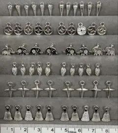 チャームパーツセット② 素材 : 合金　新品未使用　シルバー
