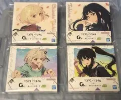 一番くじ リコリスリコイル3弾 G賞 キャンバスボード4枚セット