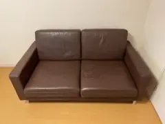 無印良品 本革 2シーターソファ