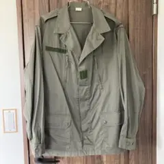 ビンテージ　フランス軍　SOCOVET オリーブグリーン ミリタリージャケット