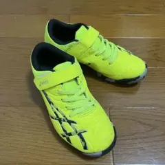 アシックス LAZERBEAM キッズスニーカー 21cm 蛍光イエロー