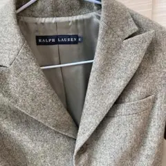 ラルフローレン パンツスーツ セットアップ グレー 羊毛 カシミア混 9号