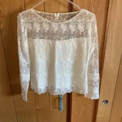 レース トップス ブラウス
