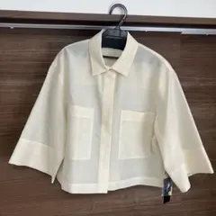 【新品】The rejoice グレディブリリアン　オーガンジーシアーシャツ