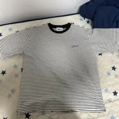 ストライプ 半袖Tシャツ Lサイズ