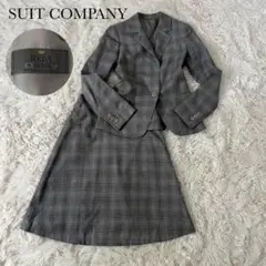 美品 SUIT COMPANY 伊生地REDA ICESENSE チェック XS