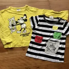 2点セットミッキーマウス Tシャツ 90サイズ95サイズ