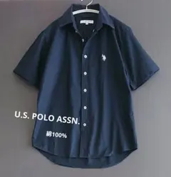 【ユーエスポロアッスン/U.S. POLO ASSN. 】ロゴ刺繍半袖シャツ♪