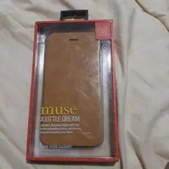 muse 手帳型ケース ブラウン