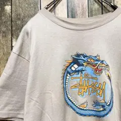 《入手困難》STUSSY ステューシー 茶☆Tシャツ XL USA製