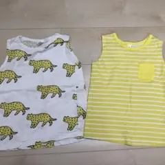 Ｈ&M タンクトップ2枚セット　98