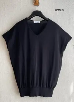 オムネス　OMNES　 Vネックドルマンニットプルオーバー♪