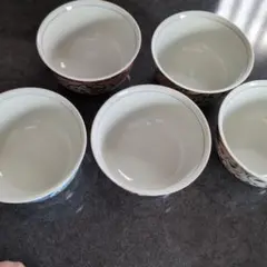 陶器の丼茶碗5個セット
