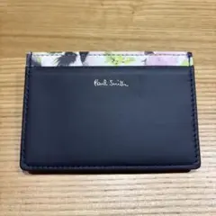 レディース　未使用　Paul Smith パスケース 黒 花柄　シンプル　定番