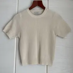 emi＋ エミプラス リブTシャツ サマーニット