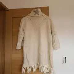 ローゲージタートルネックニットセーター