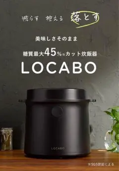LOCABO 糖質カット炊飯器 JM-C20E-B