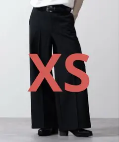 バックブラッシュドTR フレアスラックス ブラック