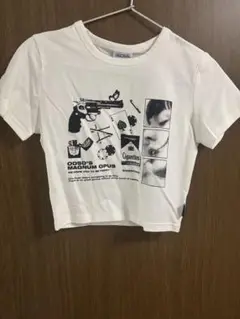 Odd Studio クロップドTシャツ ホワイト