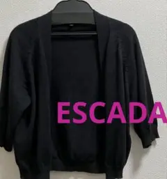 《美品》エスカーダ　ESCADA ボレロ ショートカーディガン　黒