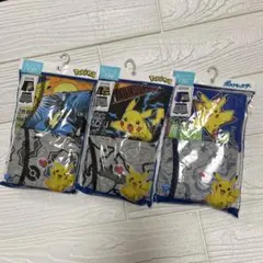新品　ポケモン ボクサーパンツ 120cm 4枚セット ルカリオ・ピカチュウ
