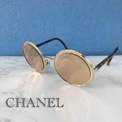CHANEL シャネル 丸形レンズ ミラー サンダル