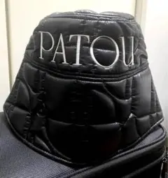 PATOU パトウ キルティング バケットハット ブラック