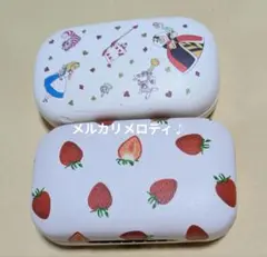 ディズニー ふしぎの国のアリス 小物入れ ケース いちご柄