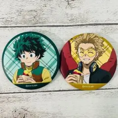 【2種】ヒロアカ 缶バッジ　ホークス　 緑谷出久　焼き芋Ver