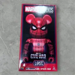 ハッピーくじ ベアブリック ラストワン賞400% スパイダーマン マーベル