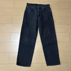 USA製 90s 140周年 Levi‘s 550 先染めブラック 34X30