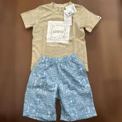 新品未使用　EDWIN Tシャツとショートパンツセット 100cm
