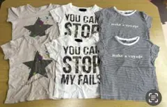 Tシャツ6枚セット 双子 お揃い 100cm