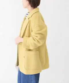 【本日特別価格❢着用1回】【パイルジャージビッグジャケット】