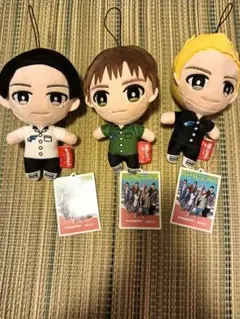 FANTASTICS ミニぬいぐるみ マスコット ラウンドワン 3種