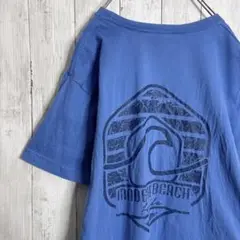【入手困難】90s 古着 USA製 ブルー 半袖 Tシャツ #04