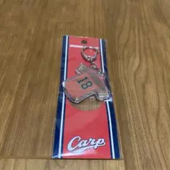 広島カープアメフト風ユニフォームキーホルダー