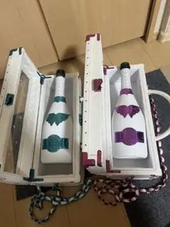 エンジェルシャンパン　バレンタイン&ホワイトデー限定品　空瓶+ケース