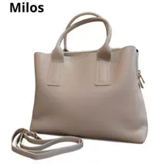 【新品タグ付】SHIPS Milos パーテーショントート ショルダーバッグ