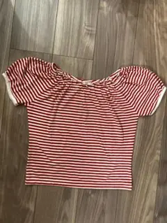 お値下げ！ボーダー Tシャツ トップス(L)