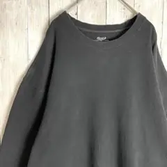 スウェット トレーナー 黒色 XLサイズ ヴィンテージ 古着