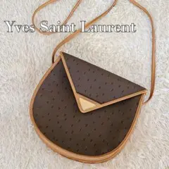 美品⭐︎イヴサンローラン⭐︎YSL⭐︎ロゴ金具⭐︎レザー⭐︎ミニ⭐︎ショルダーバッグ