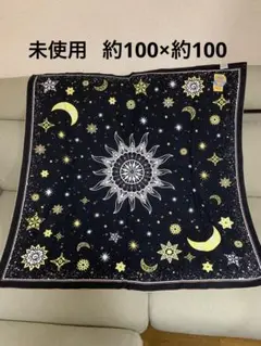 ☘️未使用　タグ付き　チャイハネ　夜空に輝く月星ベッドカバー マルチクロス