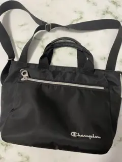 Champion ブラック ショルダーバッグ