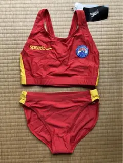 ミ*ズ様 Speedo セパレート水着 赤/黄 サーフライフセーバー speedo サーフパトロール セパレート水着 1 - メルカリ