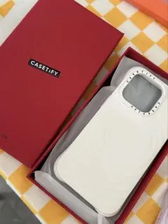 CASETiFY ウェーブシリコン ホワイト iPhone16
