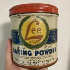 40’s〜vintageTHE H.D.LEE BAKING POWDER 缶