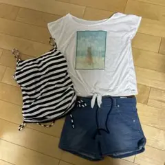 【しまむら】セパレート水着3点セット