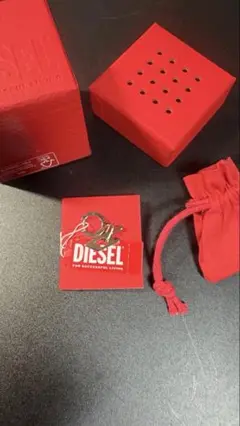 DIESEL ピアス(片耳用) ポーチ付き