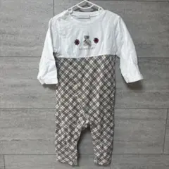 BURBERRY テディベアロンパース